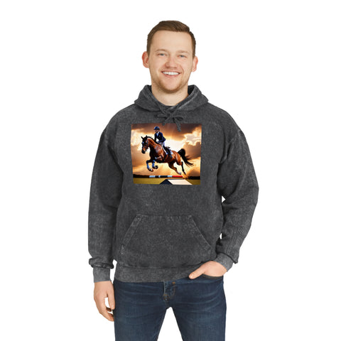 Equestrian Unisex Mineral Wash Hoodie