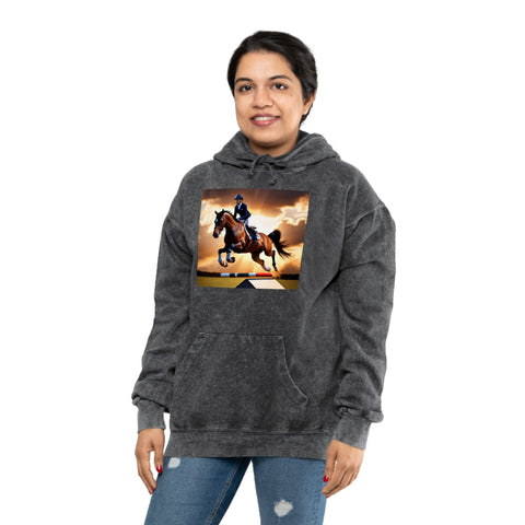 Equestrian Unisex Mineral Wash Hoodie