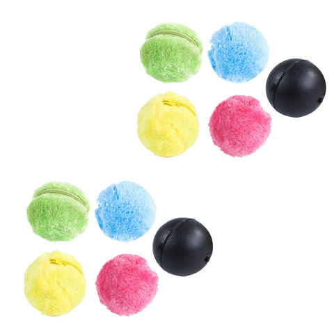 Magic Rolling Ball Toy Activation Ball Dog Cat Interactive Funny Chew Plush Electric Rolling Ball Pet Dog Cat Toy